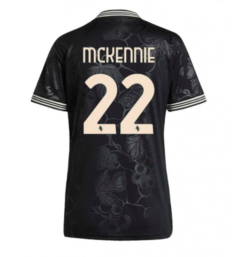 Juventus Weston McKennie #22 Tredjedrakt Dame 2025-26 Korte ermer Juventus Weston McKennie #22 Tredjedrakt Dame 2025-26 Korte ermer